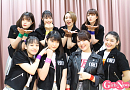 (後列左から)鈴木芽生菜 鈴木あゆ 工藤菫 古谷柚里花(前列左から)青柳佑芽 住田悠華 関根梓 小山星流