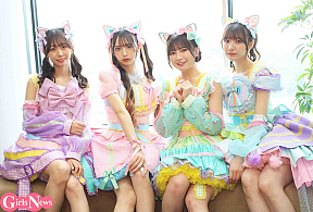 わーすた　（左から）松田美里、三品瑠香、廣川奈々聖、小玉梨々華