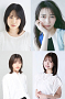 （上）田上真里奈・彩木咲良 ／（下）井尻晏菜・新谷姫加