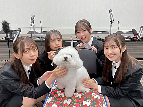 わーすた。(左から)松田美里、三品瑠香、廣川奈々聖、小玉梨々華