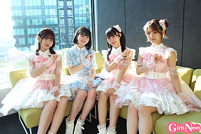 SUPER☆GiRLS (左から)鎌田、竹内、柏、門林