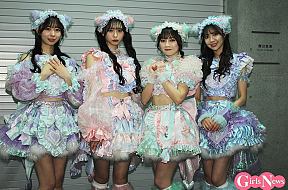 わーすた　（左から）松田美里、三品瑠香、廣川奈々聖、小玉梨々華