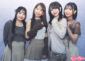 SKE48  （左から）相川暖花、熊崎晴香、佐藤佳穂、中坂美祐