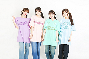 わーすた　「神戸レタス」とのコラボTシャツを着用