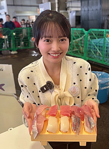 AKB48 花田藍衣「小田原あじ・地魚まつり2025」の様子