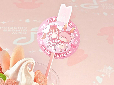 もえあず×イワシカ 箸＆スプーンマーカー