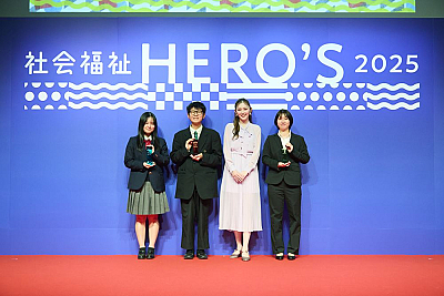 ゆうちゃみさんと学生ヒーローズ賞受賞各団体