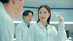 CM『実験するぞ! AGC/ガラスコア篇』