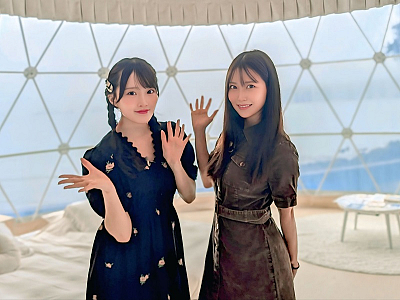 『ふわり愛』より。山根涼羽、白間美瑠