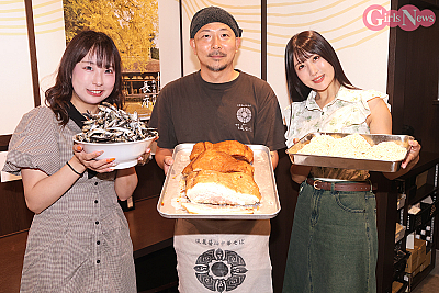 「食堂はせ川」二代目店主 長谷川大輔（中央）