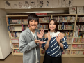 「米沢嘉博記念図書館・現代マンガ図書館」にて「マンガ大賞」発起人でもある 吉田尚記と玉井詩織