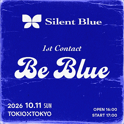 Silent Blueショーケースライブフライヤー